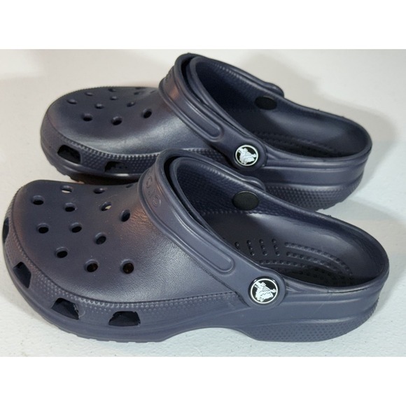 Crocs Classic Clog Cobalt Blue Unisex Slip On Sandals Mens Size 2‎ Womens Size 4 - Picture 2 of 7